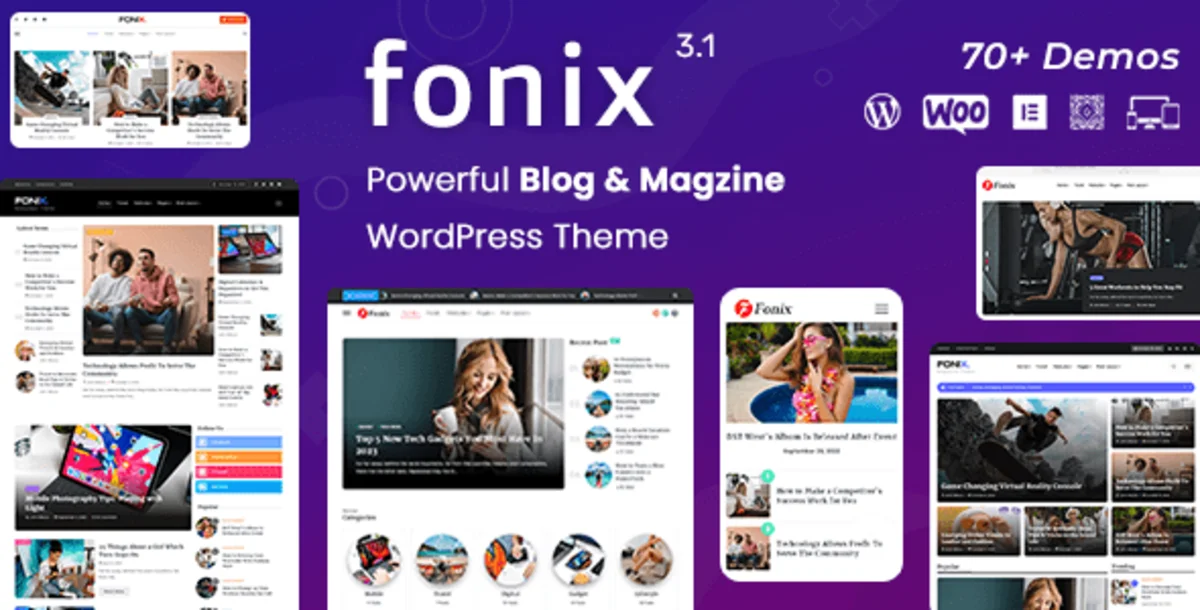 Fonix 3.5 – Tema WordPress Blog, Magazine & Portal Berita Modern