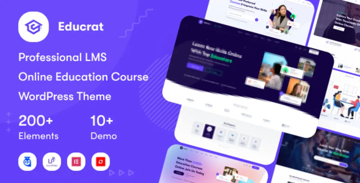 Educrat 1.0.40 – Tema WordPress LMS untuk Online Course, Sekolah & Platform E-Learning