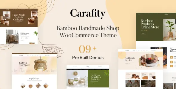 Carafity 1.3.0 – Bamboo Handmade Shop WooCommerce Theme