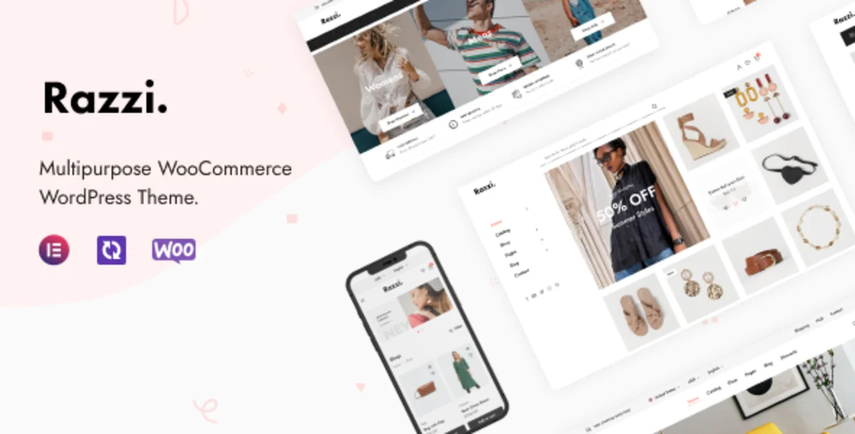 Razzi v2.4.2 – Tema WordPress WooCommerce Serbaguna untuk Toko Online & Marketplace