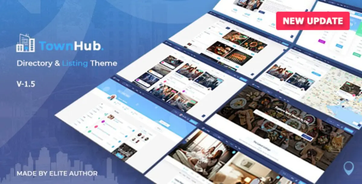 TownHub 1.9.1 – Tema WordPress Directory & Listing untuk Marketplace, Booking & Direktori Bisnis
