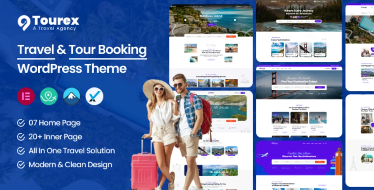 Tourex 1.0.2 – Tema WordPress Tour & Travel Booking untuk Agen Perjalanan
