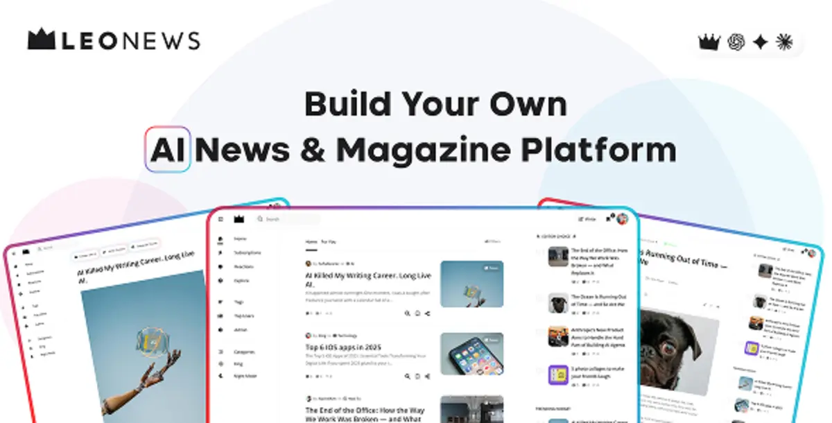 LeoNews – Tema AI News, Magazine & Portal Berita Viral Berbasis KingMedia