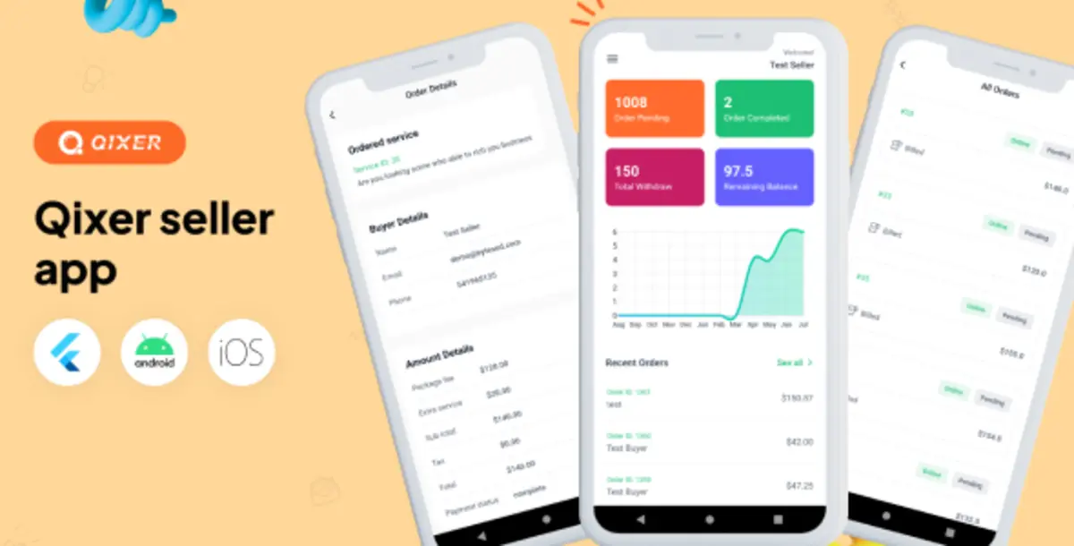Qixer Seller App – Aplikasi Flutter untuk Vendor Marketplace Jasa On-Demand