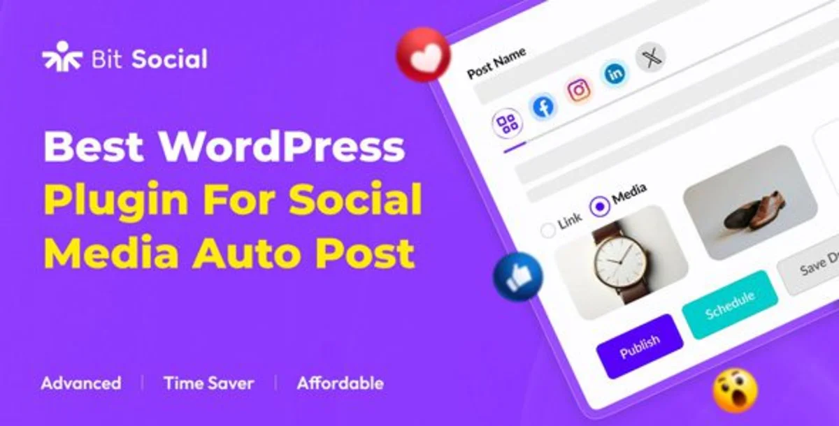 Bit Social Pro – Plugin WordPress untuk Auto Posting, Social Media Scheduler & AI Content Sharing