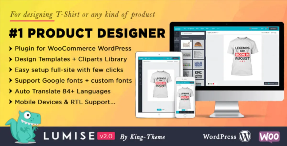Lumise 2.1.2 – Product Designer untuk WooCommerce & WordPress