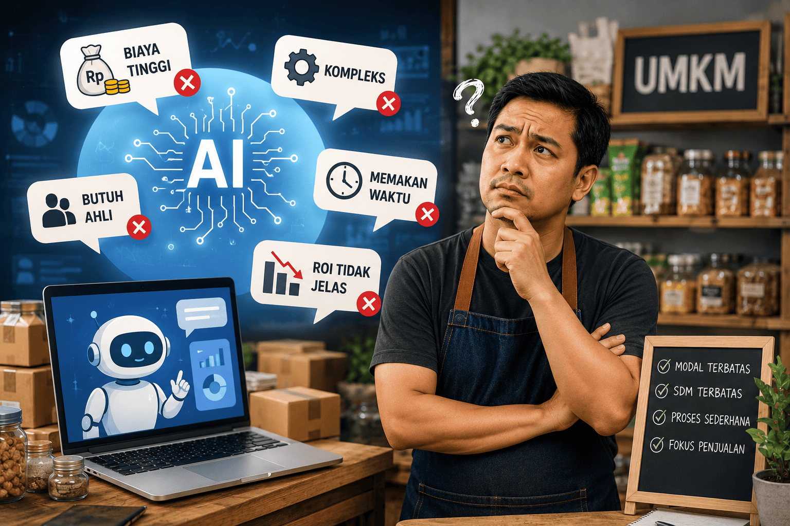 AI Tidak Cocok Diterapkan Untuk UMKM, Begini Alasannya